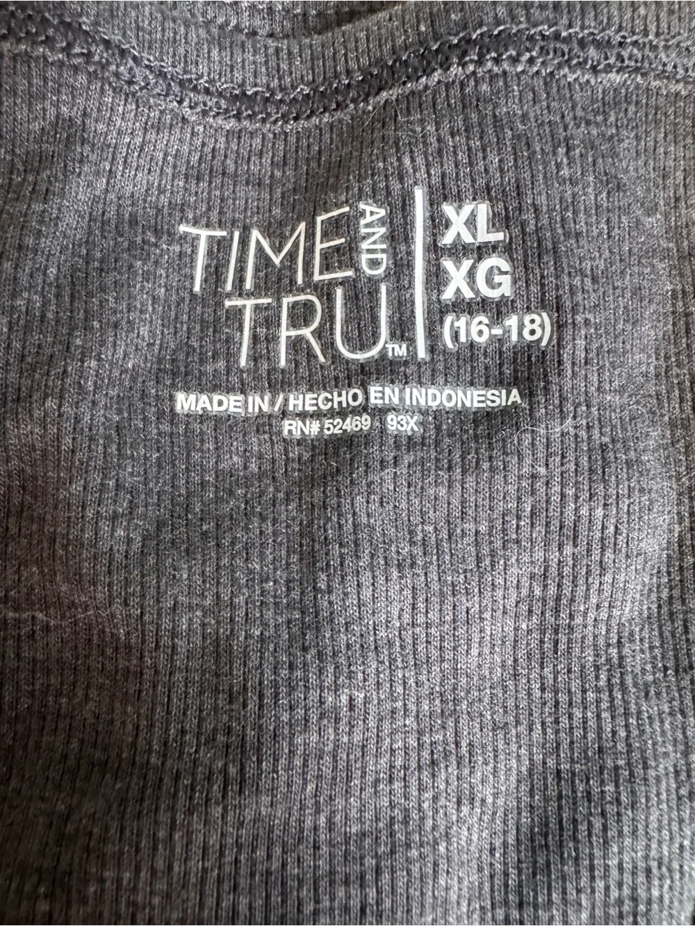 Time and Tru Short Sleeve Henley Tees - Tan & Charcoal set of 2 - Picture 7 of 7
